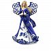 The Angelic Beauties Of Blue Willow Angel Figurine Collection Inspired By The Blue Willow China Pattern With Fabric-Like Accents By Artist Karen Hahn