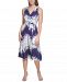 Vince Camuto Printed Sleeveless Fit & Flare Dress