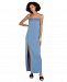 Bar Iii Nicole Williams English Side-Slit Maxi Dress, Created for Macy's