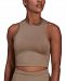 adidas Women's Ribbed Open-Back Cropped Top
