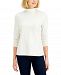 Charter Club Long Sleeve Turtleneck Top, Created for Macy's