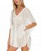 Trina Turk Hooded Crochet Poncho Cover-Up Women's Swimsuit