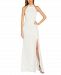Adrianna Papell Imitation-Pearl-Embellished Gown