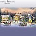 Thomas Kinkade Sounds Of The Season Hand-Painted Illuminated Christmas Village Collection Featuring Built-In LED Lights & Holiday Music