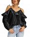 Inc International Concepts Cold-Shoulder Blouse, Created for Macys