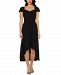 Adrianna Papell Sweetheart-Neck High-Low Dress