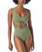 Vince Camuto Logo-Ring Cutout One-Piece Swimsuit Women's Swimsuit