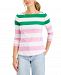 Charter Club Cotton Striped Top, Created for Macy's
