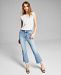 And Now This High-Rise Cropped Stem Hem Jeans