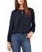 Vince Camuto Keyhole Peasant Top