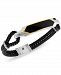 Esquire Men's Jewelry Black Agate Leather Cord Bracelet in Sterling Silver & 14k Gold-Plate, Created for Macy's