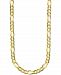 Italian Gold Figaro Link 28" Chain Necklace in 14k Gold