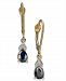 Sapphire (1 ct. t. w. ) & Diamond Accent Drop Earrings in 14k Gold