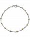 Giani Bernini Beaded Singapore Chain Bracelet in Sterling Silver & 18k Gold-Plate, Created for Macy's