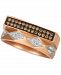 Le Vian Chocolatier Diamond Contemporary Ring (1/5 ct. t. w. ) in 14k Rose Gold