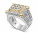 Men's Diamond Two-Tone Statement Ring (4-3/4 ct. t. w. ) in 10k Gold & White Gold