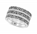 Lois Hill 5-Pc. Set Hammered & Filigree Stack Rings in Sterling Silver