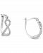 Giani Bernini Cubic Zirconia Infinity Hoop Earrings in Sterling Silver, Created for Macy's