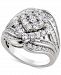 Diamond Openwork Cluster Ring (2 ct. t. w. ) in 10k White Gold