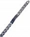 Esquire Men's Jewelry Diamond Accent Id Bracelet in Gunmetal and Black Ip over Stainless Steel, Created for Macy's