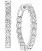 Diamond In & Out Hoop Earrings (5 ct. t. w. ) in 14k White Gold