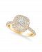 Diamond Halo Engagement Ring (1 1/4 ct. t. w. ) in 14k White, Yellow or Rose Gold