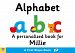 First Steps Alphabet Board Book for Toddlers