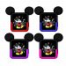 4 Pcs Navor Soft Silicone Protective Case with Cartoon Mouse Ears for Apple Watch -Series 4 - 40MM