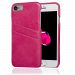 NAVOR Indus Series Premium Wallet Case for iPhone 7 / 7S & 8 - Hot Pink