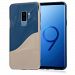 Navor Dual Layer Heavy Duty 3D Textured Full Body Protection Cover for Samsung Galaxy S9 Plus - Gold Blue