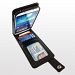 Navor Samsung Galaxy S4 Flip Wallet Leather Case for Cards & Money Pockets, ID Window (Black)