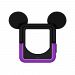Navor Soft Silicone Protective Case with Cartoon Mouse Ears for Apple Watch-Series 4 - 40MM / Black-Purple