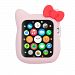 Navor Soft Silicone Protective Cute Kitty Case Cover Case Compatible with Apple Watch - 40MM / Lightpink-Red