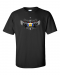 Barbados Crest T-shirt - 3x-large / black