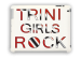 Trini Girls Rock IPad Case - iPad 2nd, 3rd, and 4th generation / White