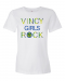 Vincy Girls Rock - small / white