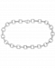 Diamond Square Link Bracelet (1/6 ct. t. w. ) in Sterling Silver