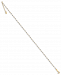 Circle Chain and Reflective Bead Anklet in 14k Yellow and White Gold