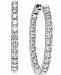 In-and-Out Diamond Hoop Earrings (3 ct. t. w. ) in 14k White Gold
