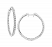 Diamond In and Out Hoop Earrings (7 ct. t. w. ) in 14k White Gold