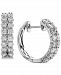 Diamond Double Row Hoop Earrings (2 ct. t. w. ) in 14k White Gold