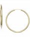 Giani Bernini Medium Endless Hoop Earrings in 18k Gold-Plated Sterling Silver, 1.57", Created for Macy's