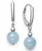 Giani Bernini Milky Aquamarine Drop Earrings in Sterling Silver, Created for Macy;s