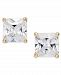 Giani Bernini Cubic Zirconia Square Stud Earrings (2 ct. t. w. ) in 18k Gold over Sterling Silver, Created for Macy's