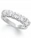 Certified Five-Stone Diamond Band Ring in 14k White Gold (1-1/2 ct. t. w. )