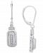 Wrapped in Love Diamond Deco Drop Earrings (1/4 ct. t. w. ) in 14k White Gold, Created for Macy's