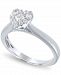 Diamond Heart Halo Ring (1/3 ct. t. w. ) in 14k White Gold