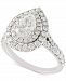 Diamond Pear Double Halo Engagement Ring (2 ct. t. w. ) in 14k White Gold