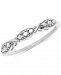 Diamond Crisscross Ring (1/10 ct. t. w. ) in Sterling Silver
