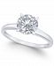 Cubic Zirconia (3-1/3 ct. t. w. ) Solitaire Engagement Ring in 14k White Gold